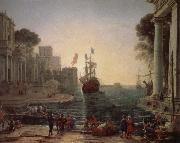Claude Lorrain Ulysses Kerry race will be the return of her father Dubois oil on canvas